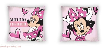 Obliečka na vankúš Disney Minnie Mouse Pink 40x40 cm