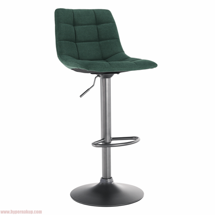 Barová stolička, smaragdová/čierna, LAHELA